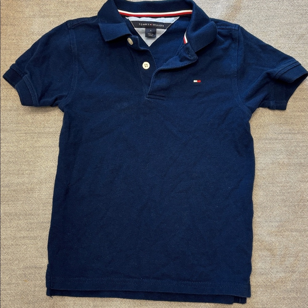 Tommy Hilfiger Dark Blue Polo Shirt